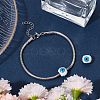 Anti-Tarnish 1Pc Rhodium Plated 925 Sterling Silver European Beads FIND-BBC0002-90-4