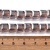 Electroplate Glass Beads Strands EGLA-H108-01A-PL03-2