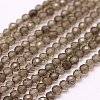 Natural Smoky Quartz Beads Strands G-F509-24-3mm-1