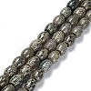 Tibetan Style dZi Beads Strands TDZI-E005-01K-1