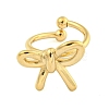 Ion Plating(IP) 304 Stainless Steel Open Cuff Rings for Women RJEW-S409-01G-04-2