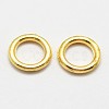 Alloy Soldered Closed Jump Rings X-PALLOY-P119-04-2