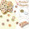 1 Set 100Pcs Wood Buttons BUTT-CJC0002-05B-1-3
