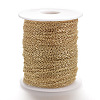 Brass Cable Chains KK-S332-22G-2