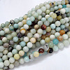 Natural Flower Amazonite Beads Strands X-G-G692-01-4mm-1