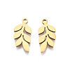 Ion Plating(IP) 201 Stainless Steel Pendants STAS-T044-285G-2