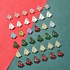 6Pcs Handmade Bumpy Glass Beads Strands LAMP-FS0001-16D-5