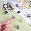 Natural Strawberry Quartz  Pendants PALLOY-SW0004-02-3