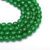 Natural White Jade Bead Strands G-R346-6mm-01-1