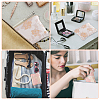 2Pcs 2 Colors Chinese Style Rectangle Cloth Zipper Pouches ABAG-GF0001-22-5