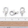 Platinum Plated Alloy Lobster Claw Clasps X-E105-NF-5