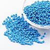 8/0 3mm Baking Paint Glass Seed Beads Loose Spacer Beads X-SEED-S002-K17-1