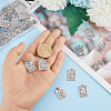 50Pcs 5 Style Zinc Alloy Pendants FIND-DC0001-45-5