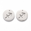 Tarnish Resistant 201 Stainless Steel Pendants STAS-Z001-B-12P-1