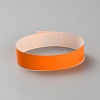 Synthetic Paper Polypropylene Disposable Wristbands BJEW-WH20009-07G-2