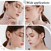 100Pcs 2 Colors 316 Surgical Stainless Steel Earring Hooks JX216A-7