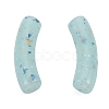 Marbled Stone Style Opaque Acrylic Beads OACR-G009-04A-3