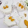 DIY PU Imitation Leather Heart Flower Purse Making Sets PURS-WH20005-04B-3