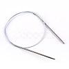Steel Wire Stainless Steel Circular Knitting Needles and Random Color Plastic Tapestry Needles TOOL-R042-800x3mm-3