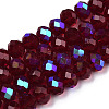Electroplate Glass Beads Strands EGLA-A034-T10mm-L21-1