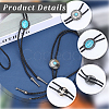 2Pcs 2 Style Imitation Leather Bolo Tie for Men NJEW-GF0001-07-6