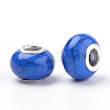 Imitation Turquoise Style Resin European Beads OPDL-Q132-01-2