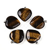 Natural Tiger Eye Pendants G-S364-006D-1