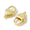 Brass Lobster Claw Clasps KK-F893-04G-2