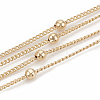 Soldered Brass Curb Chains CHC-S003-05G-1