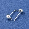 Brass Stud Earring Findings LS-KK-G604-01S-02-2