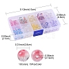 150Pcs 10 Colors Glass Beads GLAA-FS0001-24-5