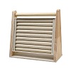 Velvet with Wood Jewelry Display Stands NDIS-F004-04A-1