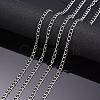 Tarnish Resistant 304 Stainless Steel Twisted Chains CHS-A003K-0.6mm-3