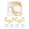DIY Blank Dome Bangle Making Kit DIY-FS0003-50G-1