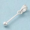 925 Sterling Silver Pendant Bails STER-P048-01A-S-2