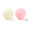 Rubberized Style Imitated Silicone Acrylic Beads MACR-D029-01C-2