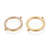 304 Stainless Steel Connector Charms STAS-N125-03G-2