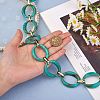 Handmade Imitation Gemstone Style Link Chains AJEW-J034-01B-2