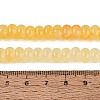 Imitation Jade Crackle Glass Beads Strands GLAA-Q108-05A-A09-4
