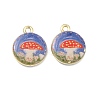 Printed Alloy Pendants PALLOY-P319-07D-01-1