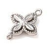 Brass Connector Charms KK-CBAB2E2-01P-2