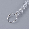 Faceted Crystal Glass Ball Chandelier Suncatchers Prisms AJEW-G025-A04-4