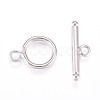 Brass Toggle Clasps KK-L189-23-3