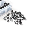 340Pcs 4 Sizes Natural Black Tourmaline Beads G-LS0001-25-2