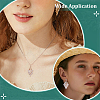 8Pcs Brass Micro Pave Cubic Zirconia Pendants KK-BC0014-68-5