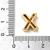 Brass Micro Pave Clear Cubic Zirconia Charms ZIRC-C009-01G-X-3