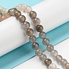 Natural Multi-Moonstone Beads Strands G-P503-6MM-04-3