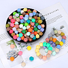 Hexagonal Silicone Beads SI-JX0020A-43-3