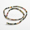 Round Natural Indian Agate Gemstone Bead Strands G-J333-07-4mm-2