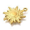 304 Stainless Steel Pendants STAS-Z092-01G-02-2